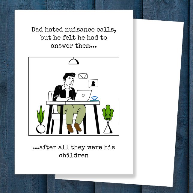 Retro Funny Father's Day Card (Creator Uploaded)