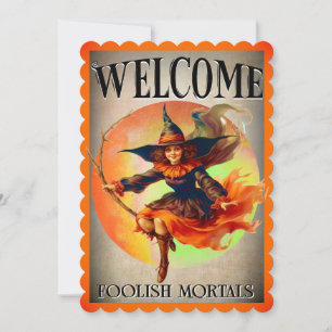 Retro Funny Halloween Cards