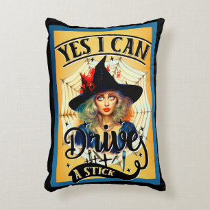 Retro Funny Halloween  Decorative Cushion