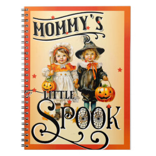 Retro Funny Halloween  Notebook