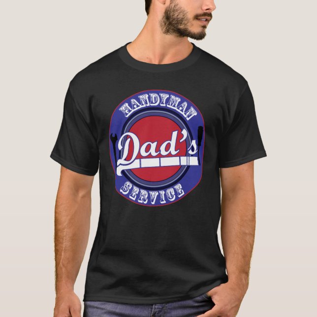 Retro Funny Handyman Dad T-Shirt (Front)