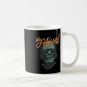 Retro Funny It's Alive Frankenstein Monster Spooky Coffee Mug