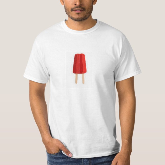 Retro funny Popsicle pop art tshirt (Front)