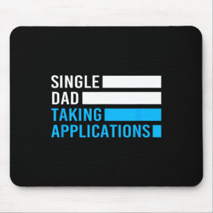 Retro Funny Single Dad Taking Applications Mouse Pad