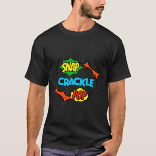 Retro Funny Snap Crackle P Quote Relax Meme Game  T-Shirt