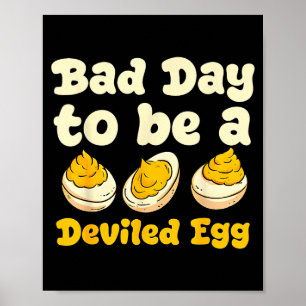Retro Funny Thanksgiving Dinner Bad Day To Be A De Poster