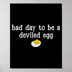 Retro Funny Thanksgiving Dinner Bad Day To Be A De Poster