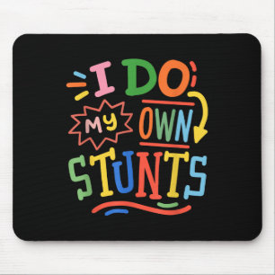 Retro Funny Toddler Kids Cute Boys Girls I Do My O Mouse Pad