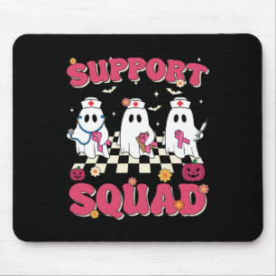 Retro Funny Western Dancing Skeleton Halloween Cow Mouse Pad