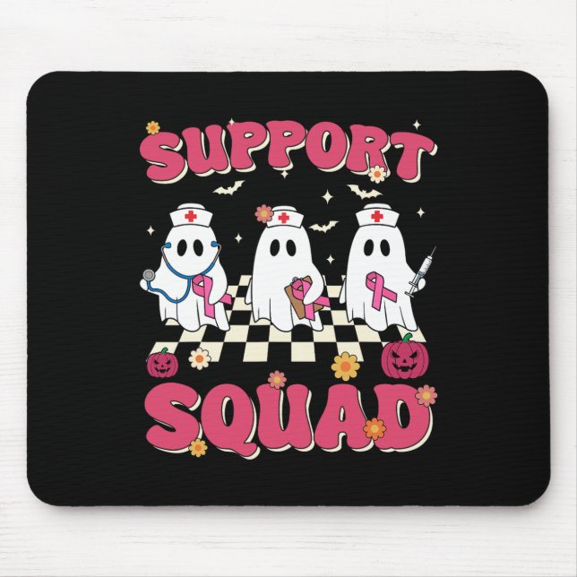 Retro Funny Western Dancing Skeleton Halloween Cow Mouse Pad (Front)