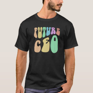 Retro FUTURE CEO Making Money Business Owner Groov T-Shirt