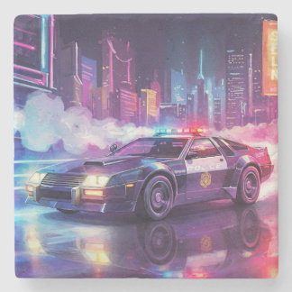 Retro Future Inspired Car Fanatic Coaster