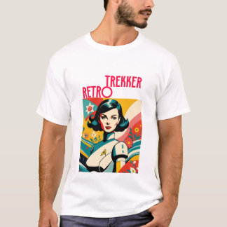 Retro-Futuristic Explorer Trekker T-Shirt