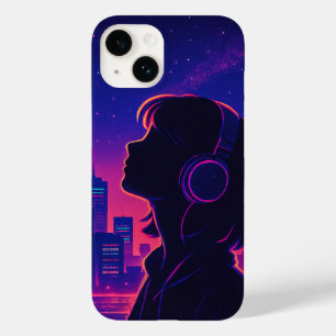 Retro Futuristic Girl iPhone / iPad case