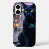 Retro futuristic kitty cat