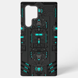 Retro-Futuristic PixelArt TechGear Samsung Galaxy Case