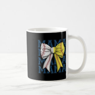 Retro Game Day Softball Baseball Mama Sports Team Coffee Mug