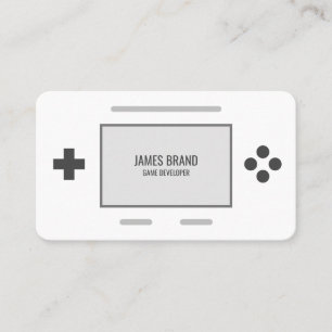 Retro Game Developer Business Card