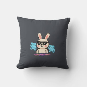 Retro Gamer Bunny Cushion