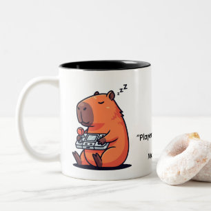 Retro Gamer Capybara Mug – Old School Vibes