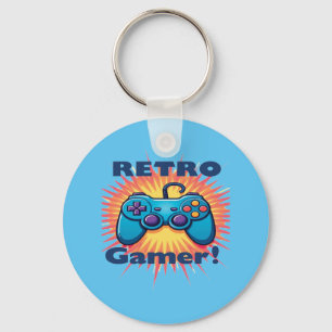 Retro Gamer Controller Design for Classic Gaming Key Ring
