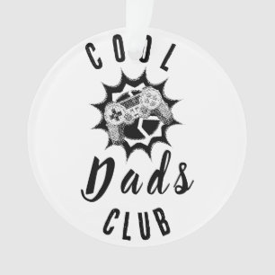 Retro Gamer Dad Cool Dads Club Ornament