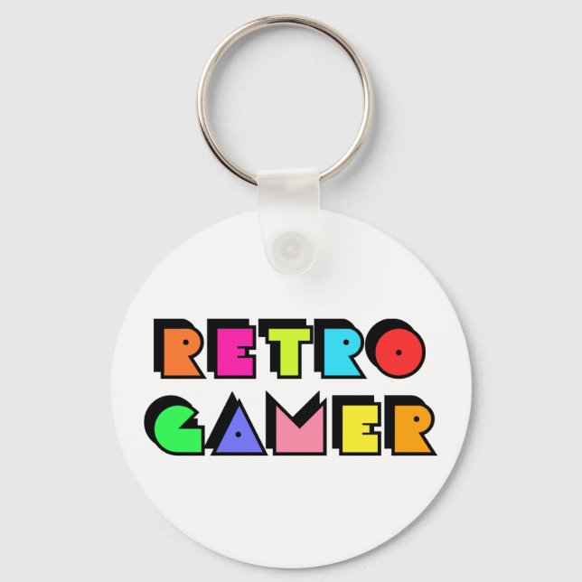 Retro Gamer Key Ring (Front)