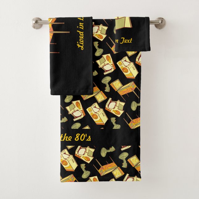 Retro Games Bath Towel Set (Insitu)