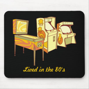 Retro Games Mouse Pad