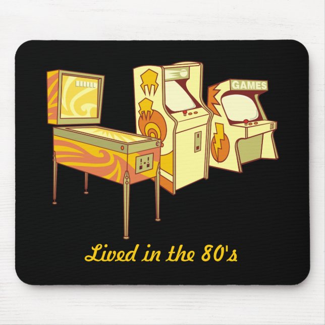 Retro Games Mouse Pad (Front)