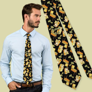 Retro Games Pattern Tie