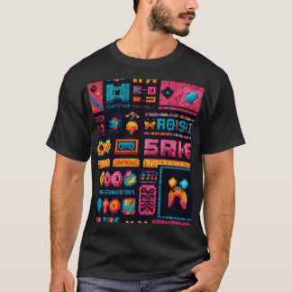Retro Gaming: A Pixelated Paradise T-Shirt