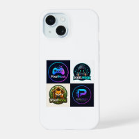 Retro Gaming Badges iPhone 15 Case | Gamer Phone C