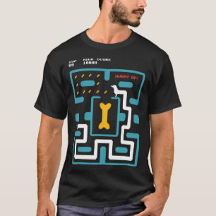 Retro Gaming Console Video Game Dog 80s Arcade T-Shirt