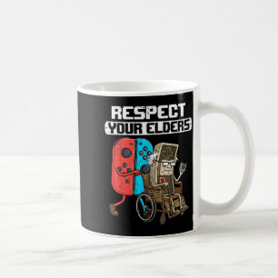 Retro Gaming Funny Gamer Controller 80s Respect Yo Coffee Mug