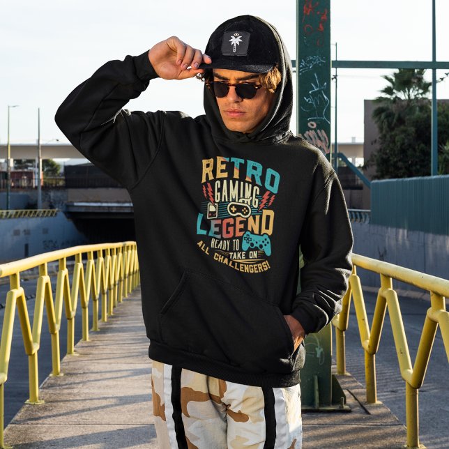 Retro Gaming Legend - Video Game Hoodie (Creator Uploaded)