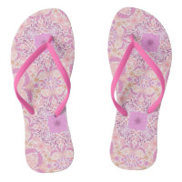 Retro garden florals  in pink