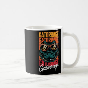 Retro Gators Personalised Name Apparel Style Clic Coffee Mug