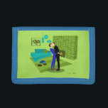 Retro Gay Couple In Love Photo Wallet<br><div class="desc">This Retro Gay Couple in Love design is the perfect blend of passion and kitsch. The 1960s style, minimalist art design features an attractive gay couple kissing in the middle of their impeccably decorated time capsule home. The lime green brick fireplace sets the mood for the well-groomed gentlemen, as the...</div>