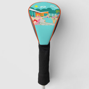 Retro Gay Pool Party Driver Cover