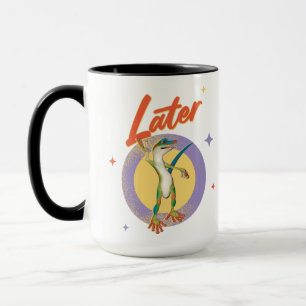 Retro Gecko Later Lazy Day Humour Mug