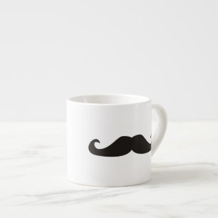 Retro gentelman moustaches hipsters espresso mug
