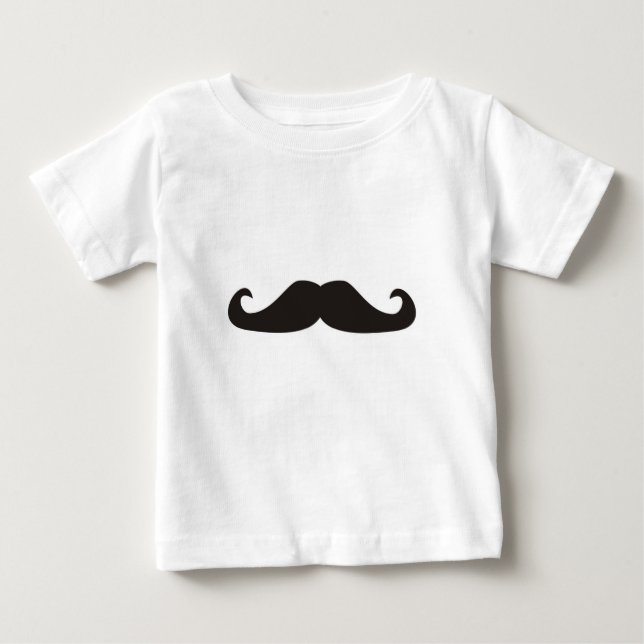 Retro gentelman moustaches hipsters Infant Baby T-Shirt (Front)