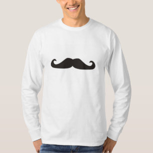 Retro gentelman moustaches hipsters tshirt