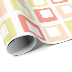 Retro Geometric Artistic Abstract Pattern #18 Wrapping Paper