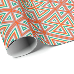 Retro Geometric Artistic Abstract Pattern #25 Wrapping Paper