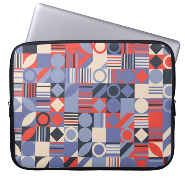 Retro geometric covers set. Bauhaus retro design c (Front)