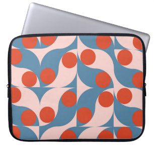 Retro Geometric: Modern Vintage Mosaic. Laptop Sleeve