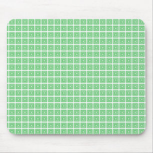 Retro Geometric Mousepad, Kelly Green Mouse Pad