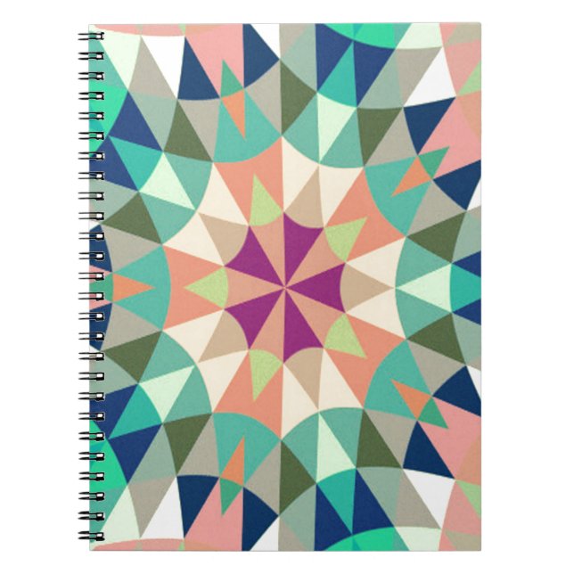 Retro Geometric Notebook (Front)